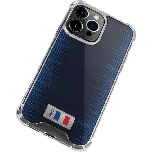 France Soccer Flag iPhone 13 Pro Max Clear Case